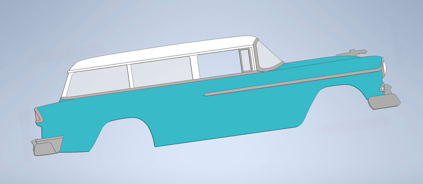 55WagonCrazy Custom 55 Magnet