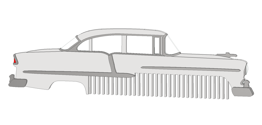 1955 4 Door Sedan BelAir Comb