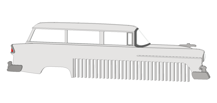 1955 2 Door Wagon 150 Comb
