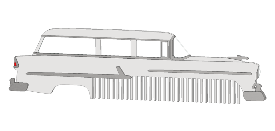 1955 4 Door Wagon BelAir Comb