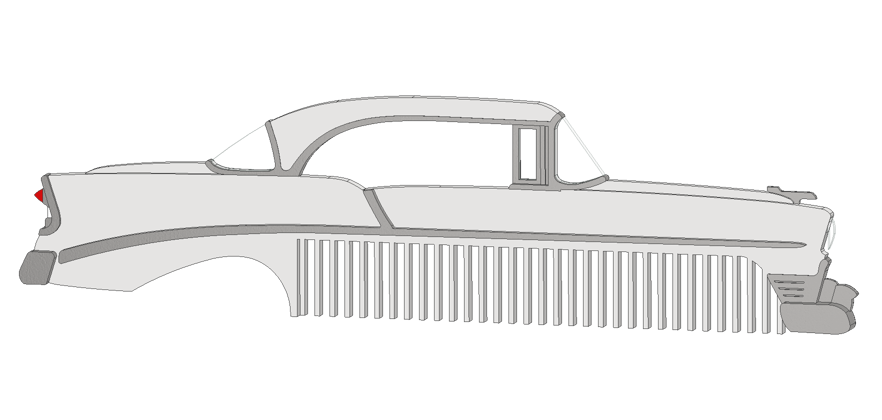 1956 4 Door Hardtop 210 Comb