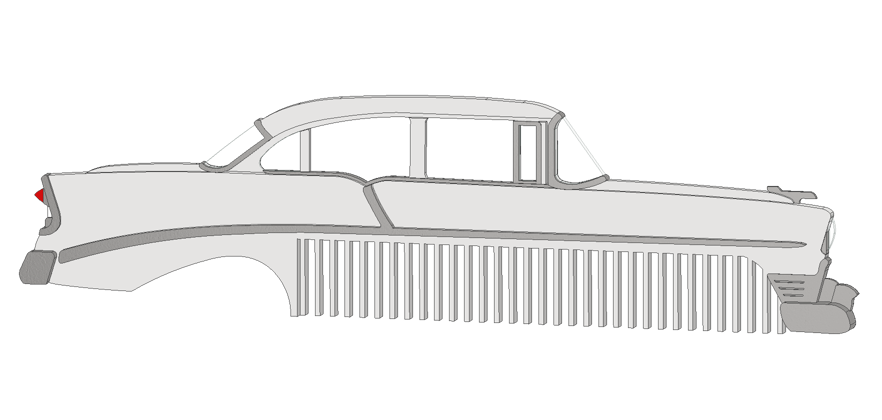 1956 4 Door Sedan 210 Comb