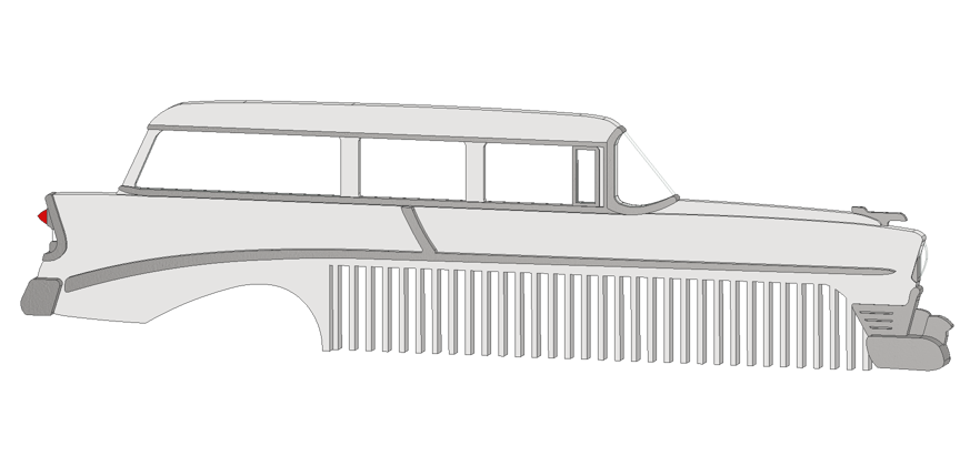 1956 4 Door Wagon 210 Comb
