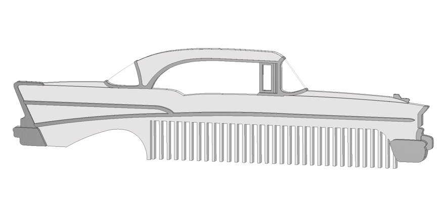 1957 4 Door Hardtop 210 Comb