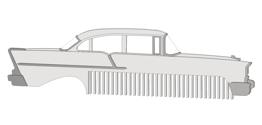 1957 4 Door Sedan 150 Comb