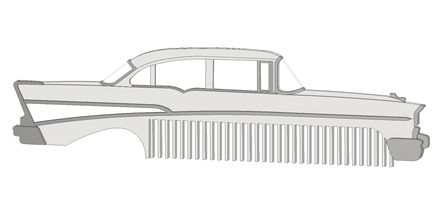 1957 4 Door Sedan 210 Comb