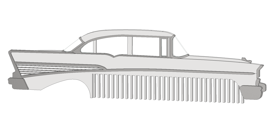 1957 4 Door Sedan BelAir Comb