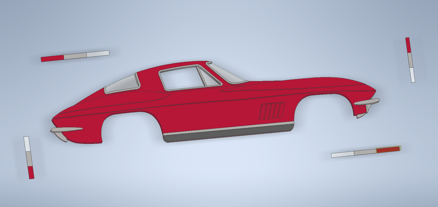 1967 Corvette Maroon