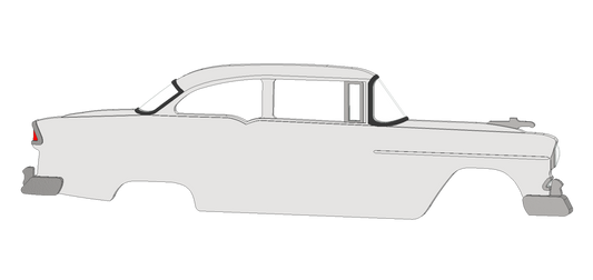 1955 2 Door Sedan 150 Magnet