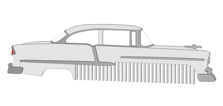 1955 2 Door Sedan BelAir Comb