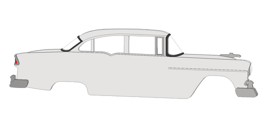 1955 4 Door Sedan 150 Magnet