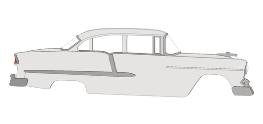 1955 4 Door Sedan 210 Magnet