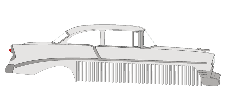 1956 2 Door Sedan 210 Comb
