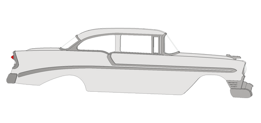 1956 2 Door Sedan BelAir Magnet