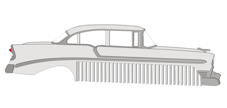 1956 4 Door Sedan BelAir Comb