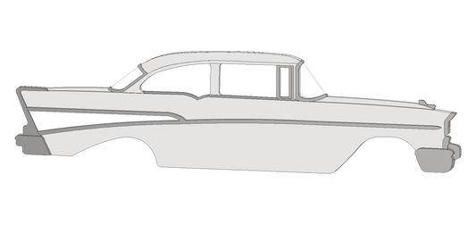 1957 2 Door Sedan 210 Magnet