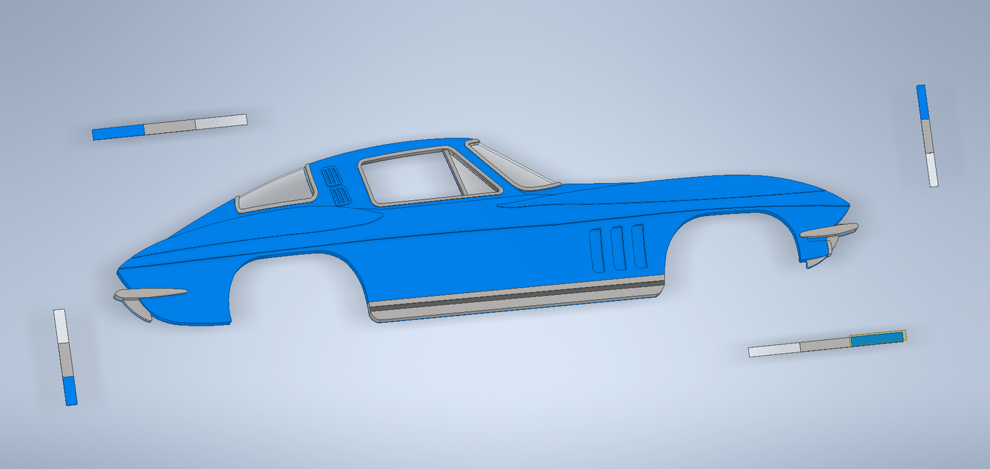 1965 Corvette Blue