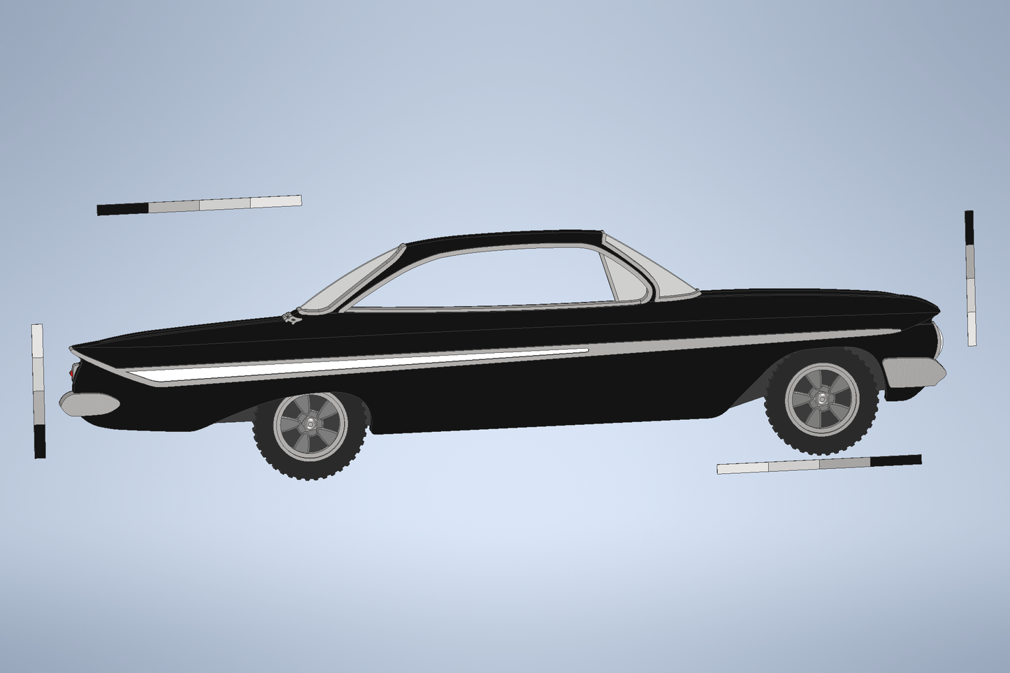 1961 Bubble Top (Black & White)